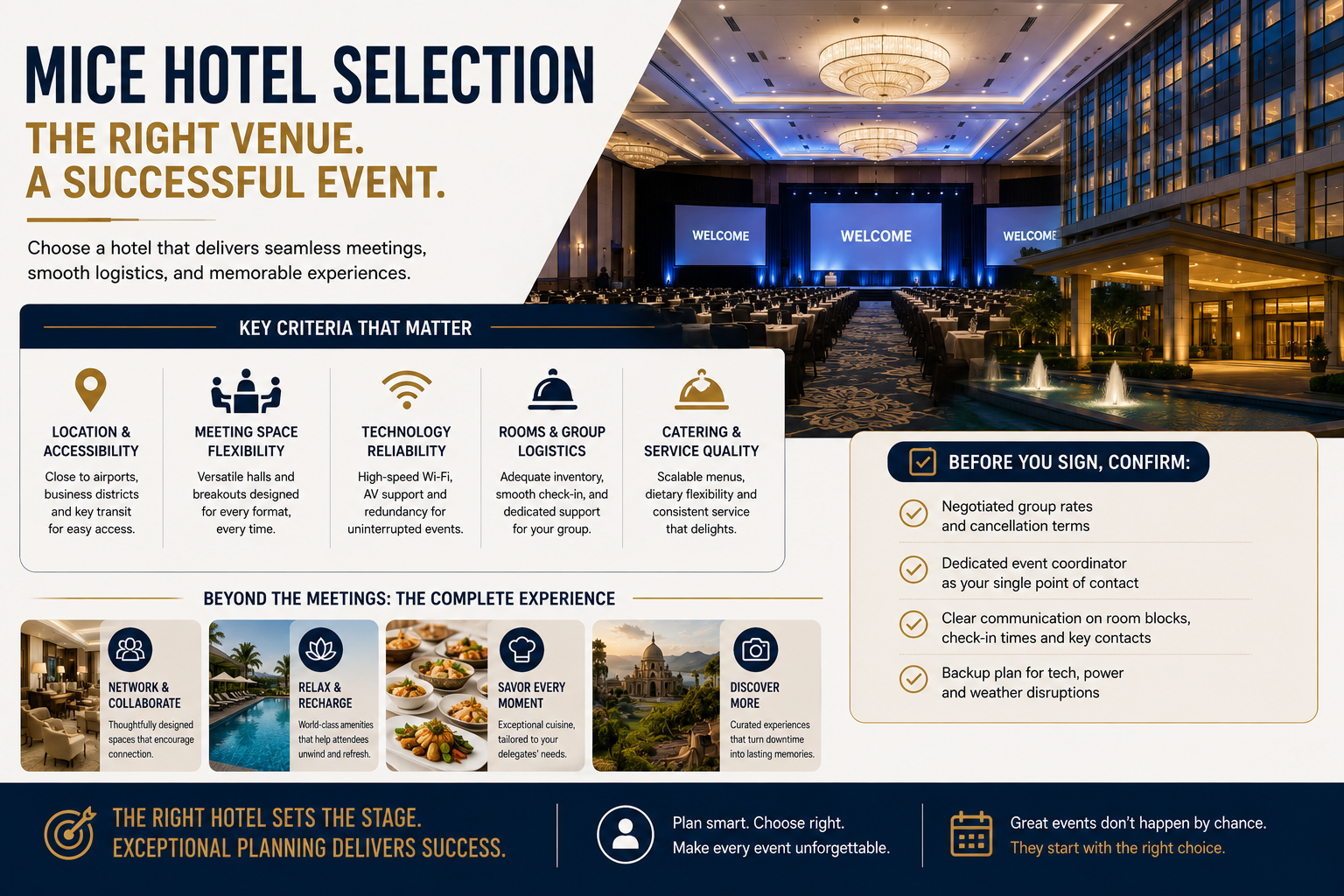 MICE Hotel Selection Guide