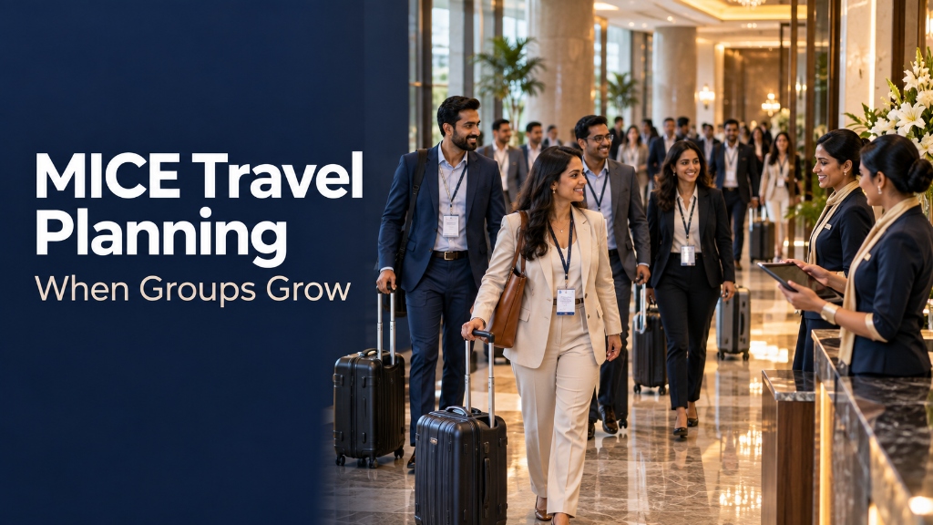 How MICE Travel Planning Changes When Guest Numbers Increase